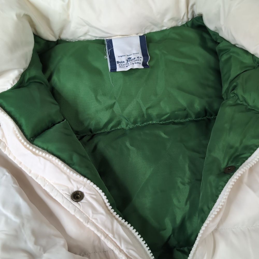 Polo Jeans Co Ralph Lauren Puffer Jacket Women's Small Patch Hooded - Picture 6 of 10